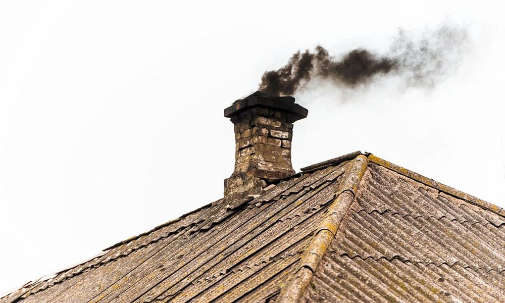 Пожар в камината